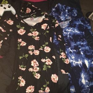 2 cute BRAND NEW hoodie mini dresses.